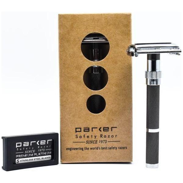 Rasoir de sécurité à long manche Parker 96R - Graphite