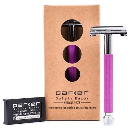 Parker 29L Lavanda Maquinilla de Afeitar de Mango Largo para Mujeres