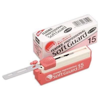 Feather PSF-15 Soft Guard Razor Blades - 15 Pack