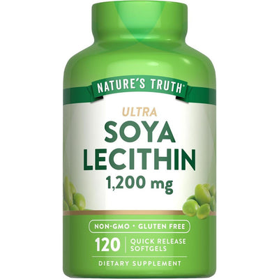 Nature's Truth Ultra Soya Lecithin Softgels, 1,200 Mg, 120 Count