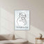 L'impression sur toile Chat Le Monde Peut Attendre