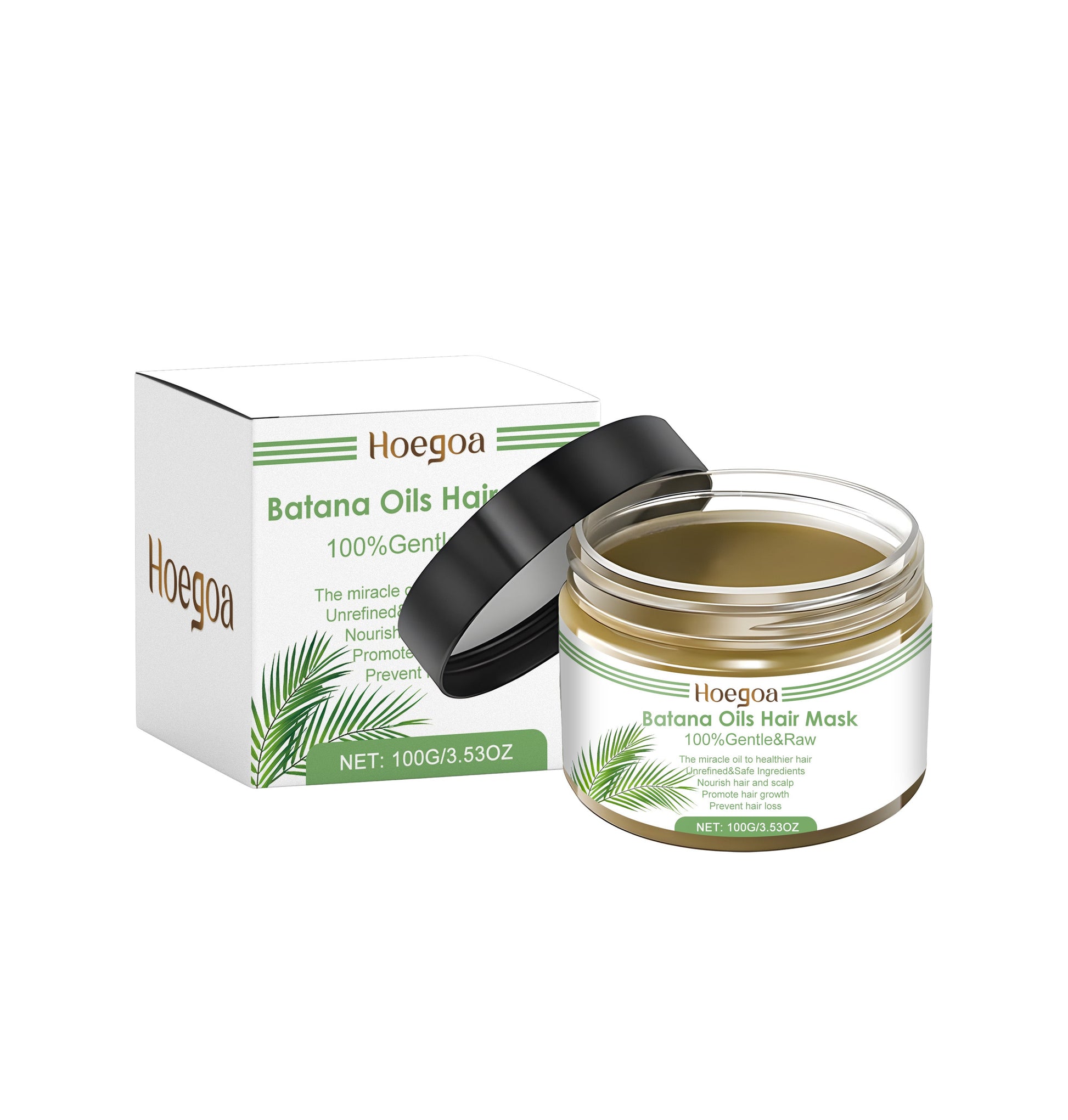 Batana Oil Hair Mask Improves Hair Quality Dry Hair, Moisturizing And Smoothing Hair Care Hair Mask - Korvel