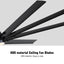 84-Inch Super Large Black Ceiling Fan with Remote Control