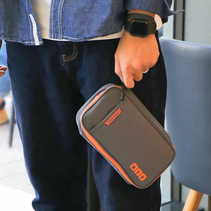 Travel - essential Cable Organizer Bag: A Compact Storage Solution for Charging Cords, Chargers, and Accessories. - Korvel