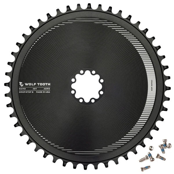 Chaîne de plateau Aero Wolf Tooth 48T - 8-Bolt Drop-Stop B