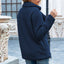 Manteau d'hiver en peluche à revers large pour femmes