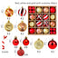 Christmas decoration 6cm electroplated ball plastic ball special-shaped painted Christmas ball gift Christmas tree pendant - Korvel