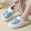 Chaussons en coton avec nœud en cartoon mignon