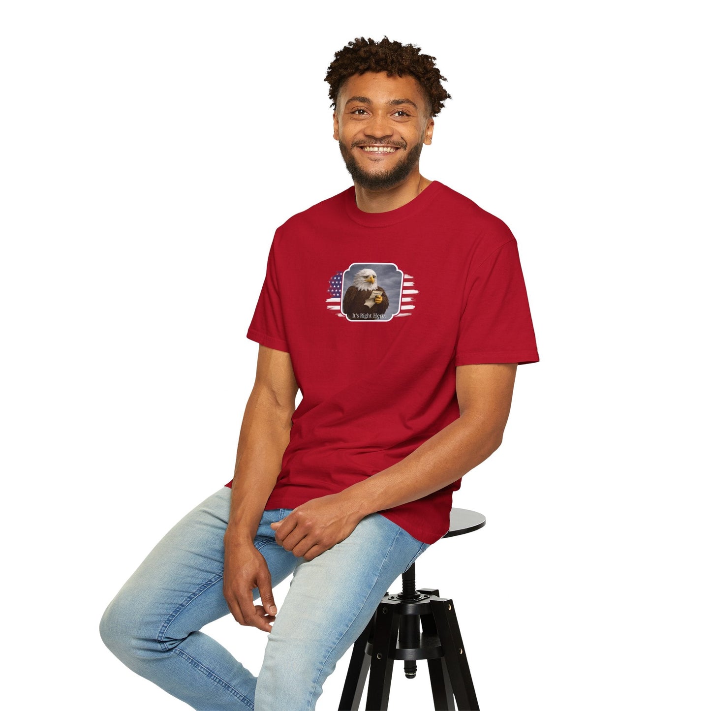 Camiseta de Parodia Política It’s Right Here