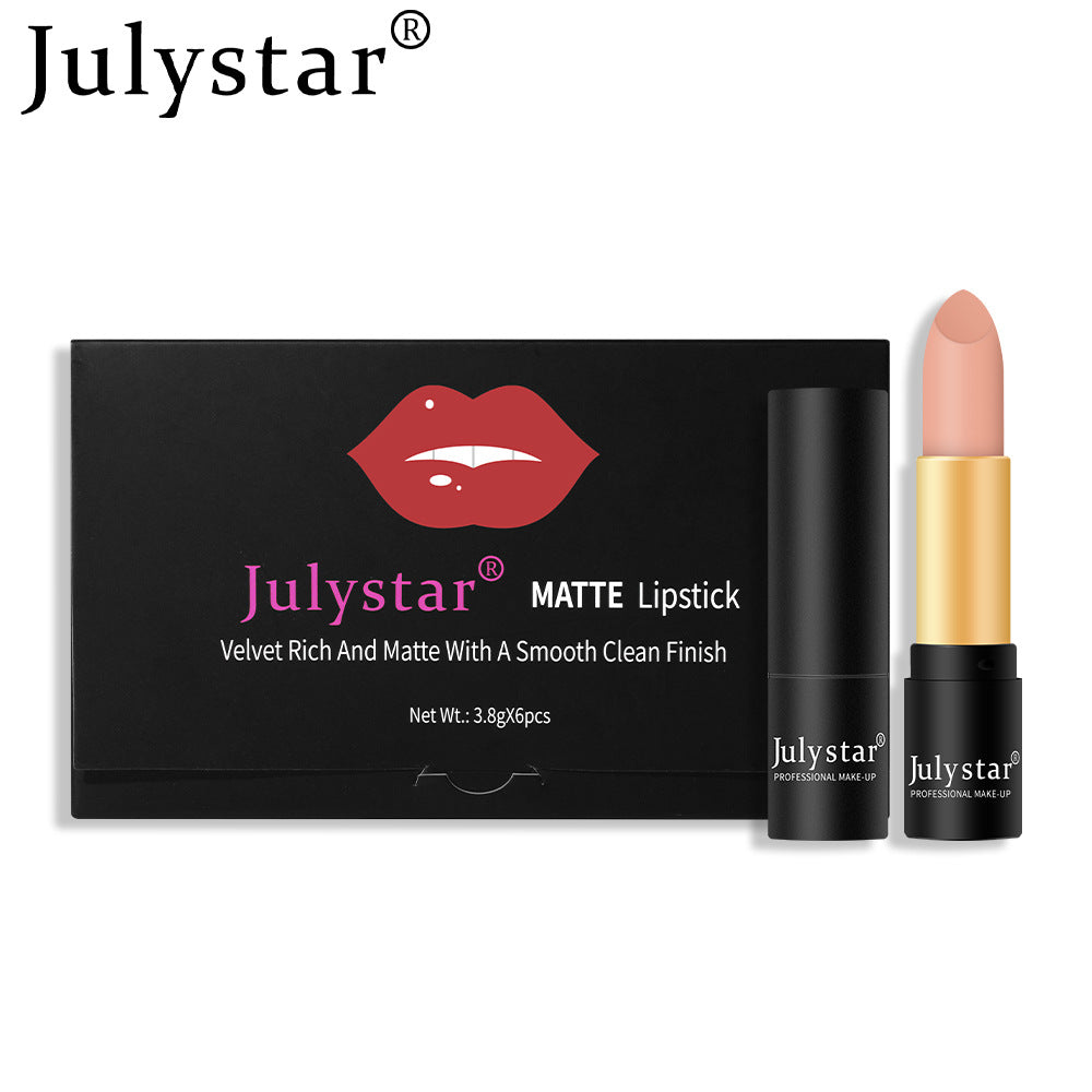 Set de Labiales Mate Incoloros - Seis Tonos para una Elegancia Sin Esfuerzo