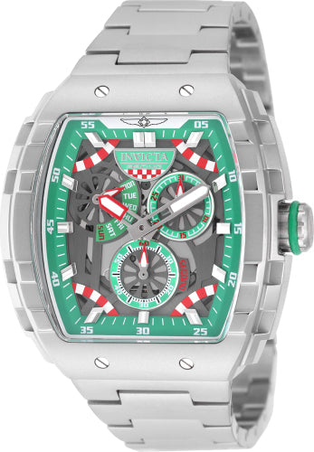 Reloj de Carrera para Hombre Invicta - Diseño de Acero Inoxidable Premium