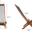 folding roping wood chair - Korvel