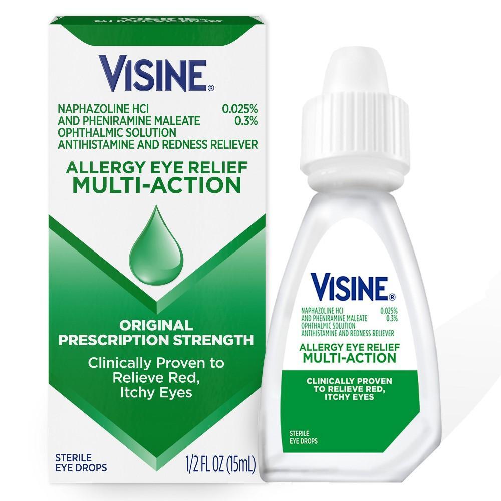 Visine Multi-Action Eye Drops, 0.5 Fl Oz - Redness Relief