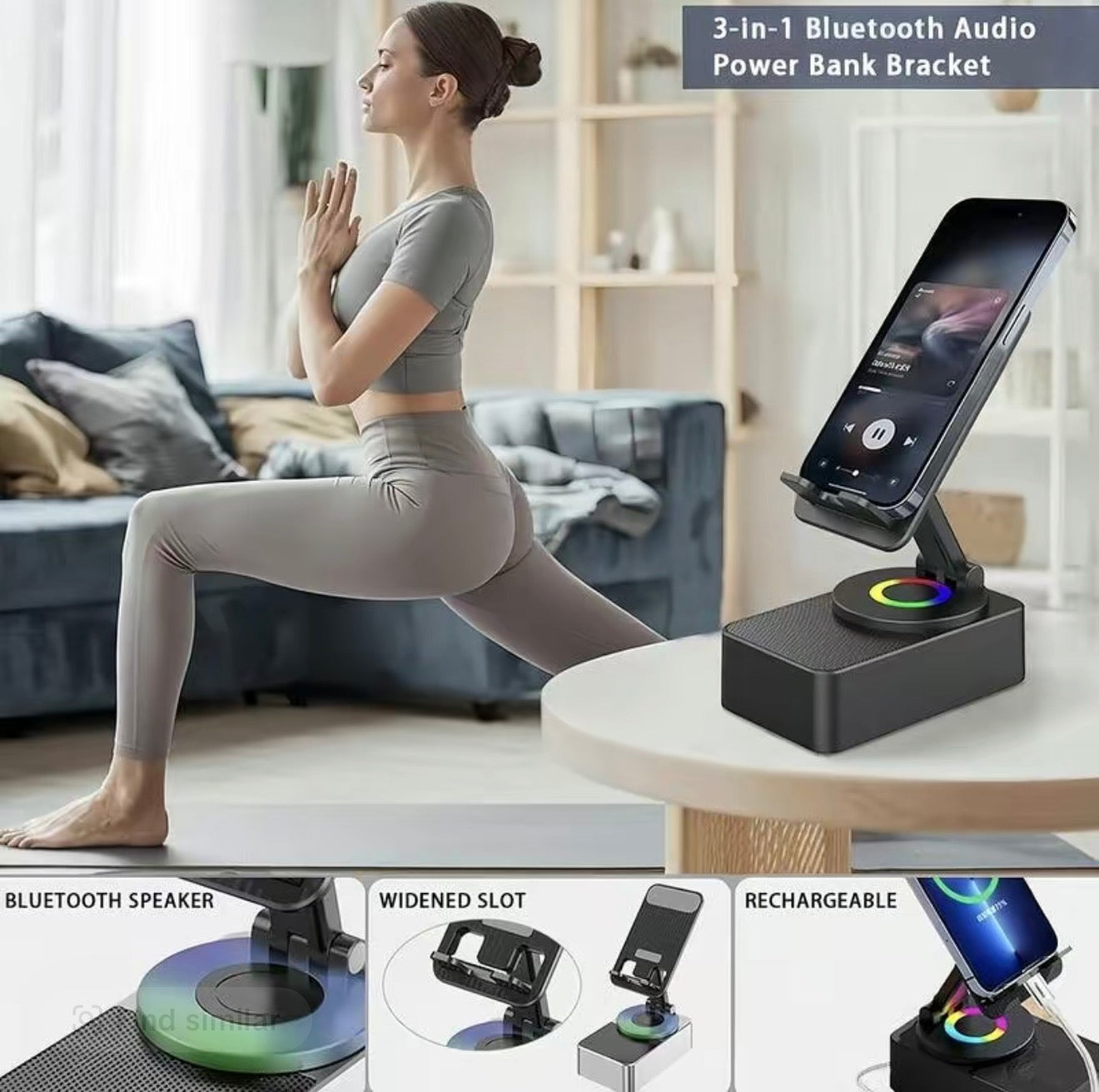 EchoFold 5-in-1 Speaker - Versatile Audio Companion