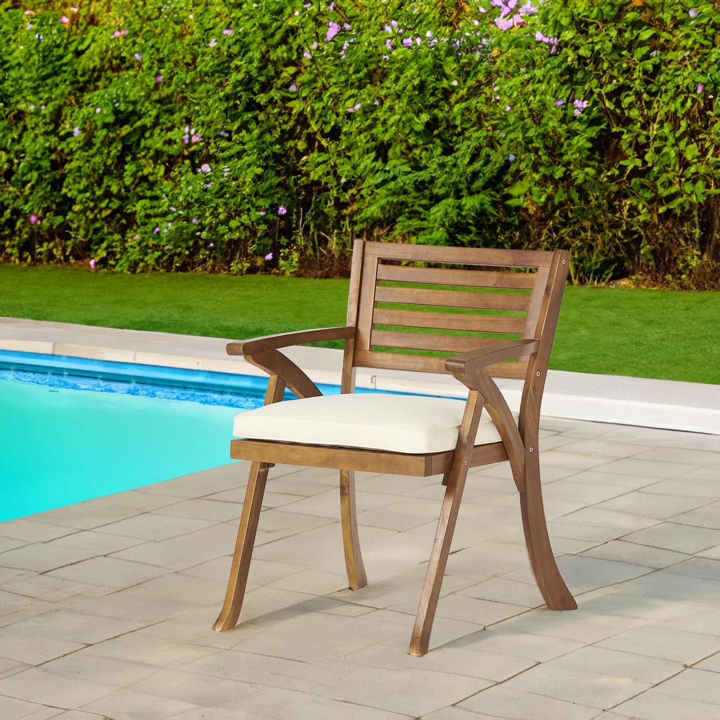 HERMOSA KD WOOD DINING CHAIR (set of 2) - Korvel