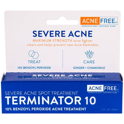 AcneFree Severe Spot Treatment with 10% Benzoyl Peroxide - 1 Fl Oz