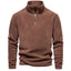 Fashion Personality Stand-Collar Zippered Sweatshirt