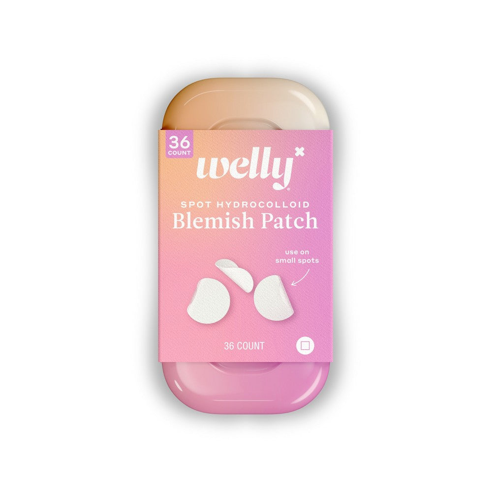 Welly Hydrocolloid Face Saver Acne Bandages - Transparente - 36ct