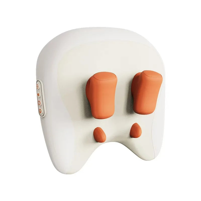 Neck Shoulder Massage Pillow Wireless Electric Car And Home Massager Heating Waist Neck Leg Cervical Shiatsu Kneading Massagers - Korvel