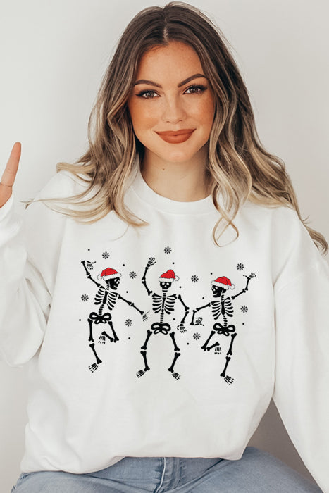 Sudadera navideña Dancing Skeletons 4934gsweat