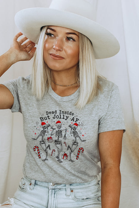 Dead Inside But Jolly Tee 4936