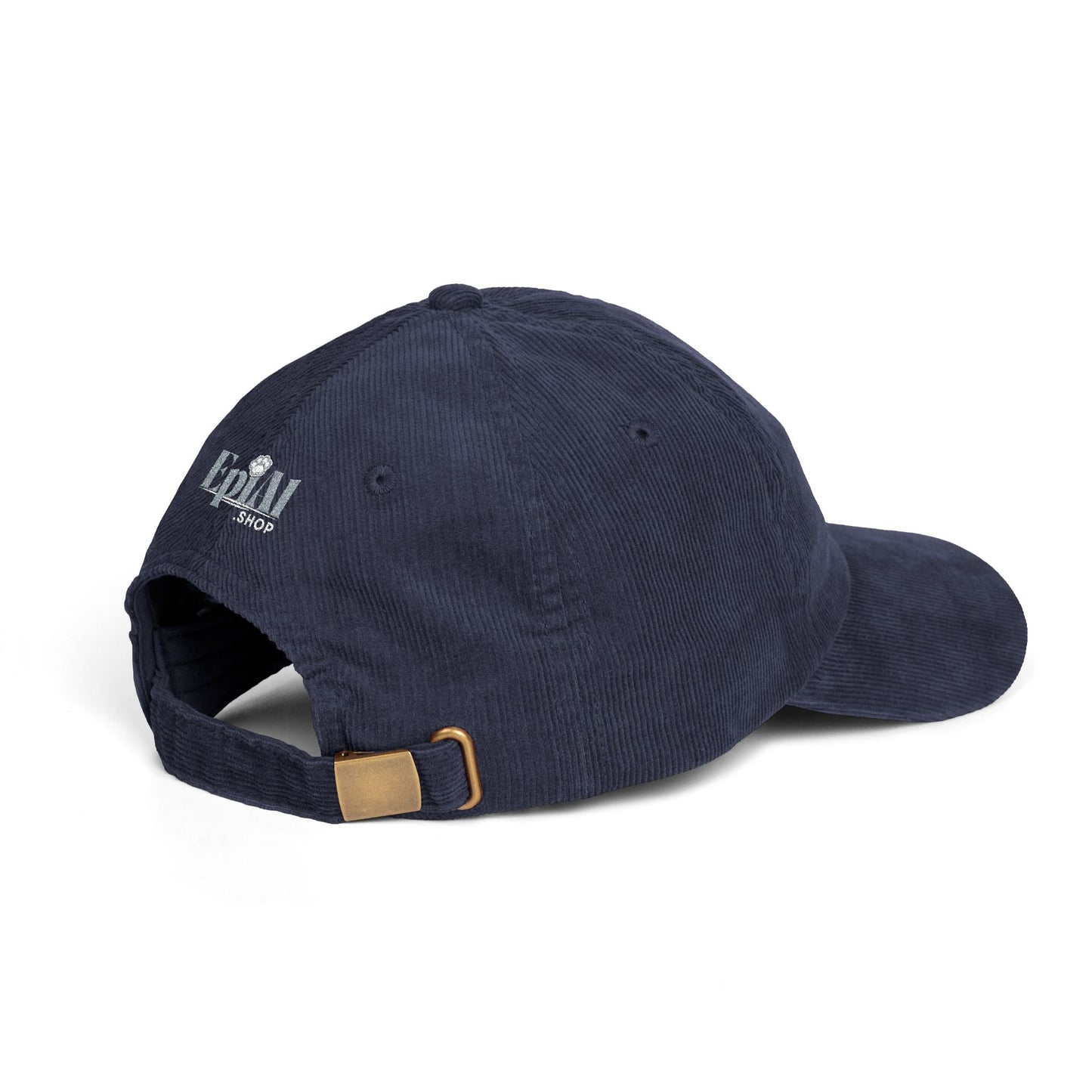 Still Here – Casquette en velours côtelé brodée de ruban lavande