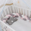 Coussin de Bumper de Lit Braid Knot pour Bébé de 100 cm Premium