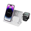2-in-1 wireless charging time display alarm clock 15W thermometer wireless charging - Korvel