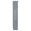 Full Size Murphy Bed Wall Bed with Top Cabinets,Gray - Korvel