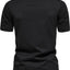 T-shirt Henley pour hommes grande taille avec détail de bouton