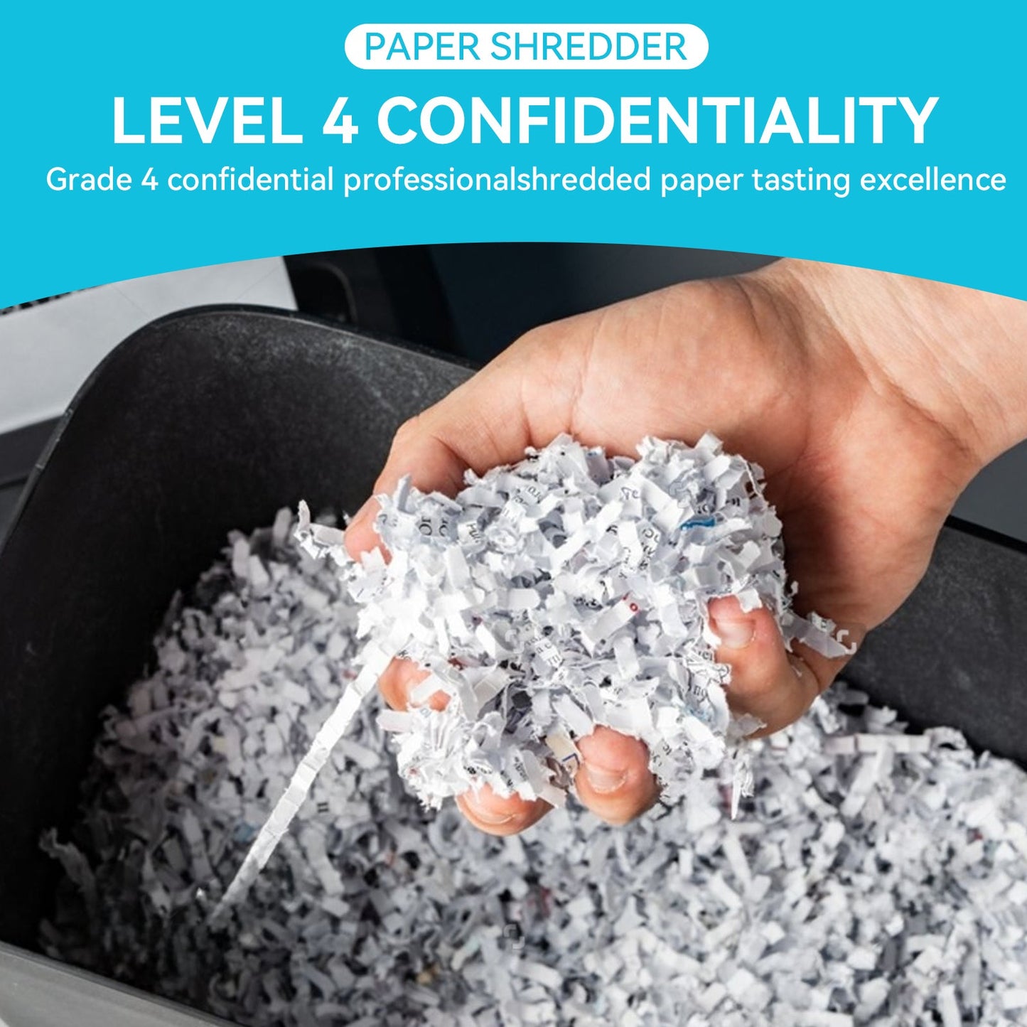 High Security Low Noise Cross Cut Paper Shredder