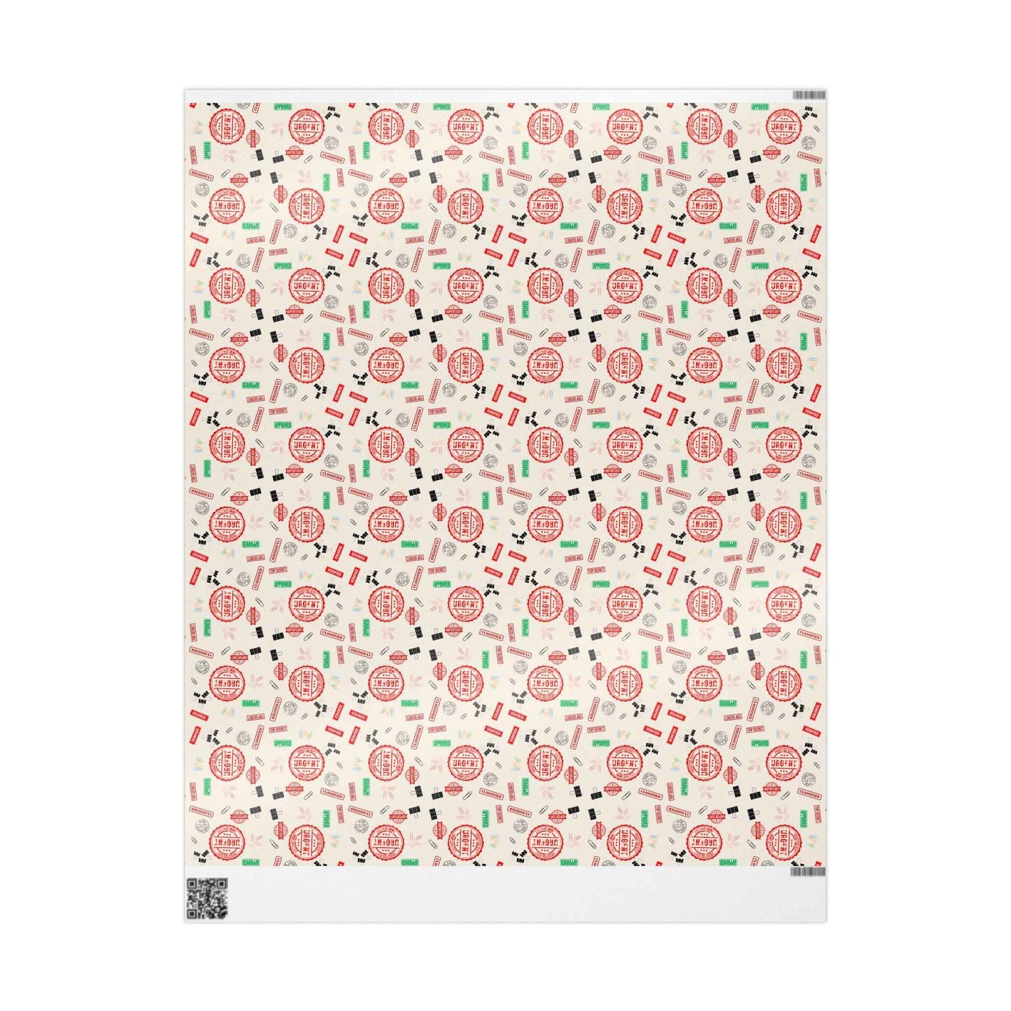 Papier Cadeau Red Tape – Papier Cadeau Parodique Politique