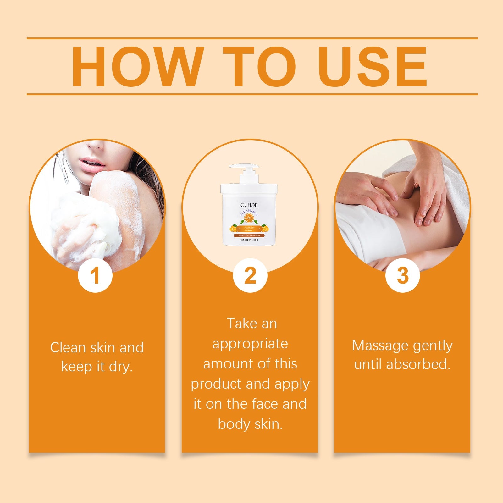 Vitamin C Moisturizer, Hydrating, Moisturizing And Brightening The Whole Body Universal Skin Revitalizing Moisturizer - Korvel
