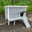 Outdoor Breathable Cat House for Outside Cats,Cat Shelter for Feral Cats with Escape Door,Porch Deck - Korvel