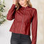 Veste zippée classique à col pour femmes pour une élégance au quotidien