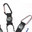 Mini Multifunction 3 in 1 Compass Thermometer Carabiner - Korvel