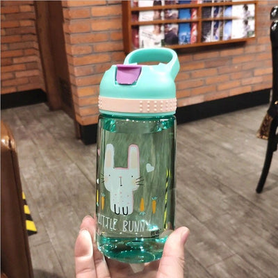 Botella de Agua Portátil para Bebés de Dibujos Animados