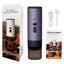Portable Wireless 3-in-1 Espresso Maker, 7800mAh, Car/Home/Camping, Ground/Capsule Coffee. - Korvel