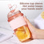 Gobelet à paille Ins-Style de 630ML avec couvercle – Parfait pour toute boisson