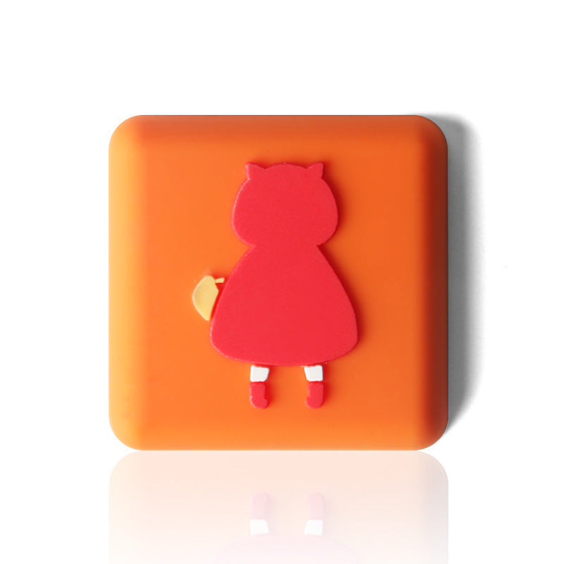 Original Cartoon Silicon Door Bumper Pad Thickened Wall Door Handle Protection Pad Table Corner Door Rear Buffer Mute Shockproof - Korvel