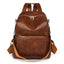 Korean-Style Soft PU Large-Capacity Women's Travel Backpack