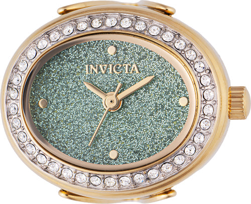 Montre Mini Anneau Invicta pour Femme - Cadran Vert Élégant