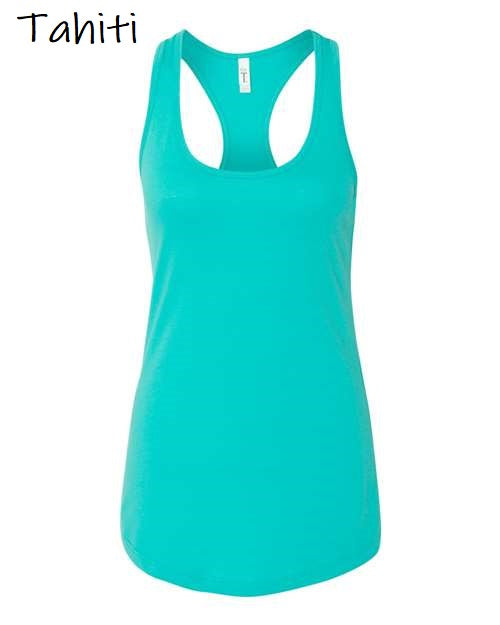 Wildberry Waves Racerback Tank Top - Ultimate Comfort - Korvel