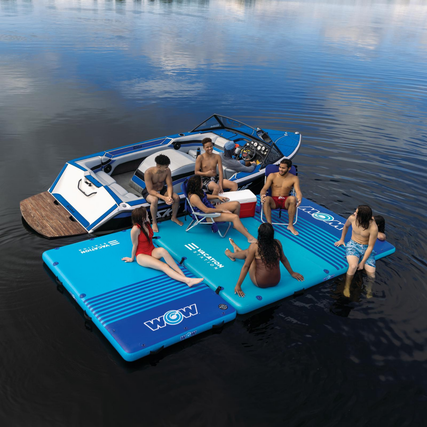 WOW Watersports 10'x8'x6" Estación de Vacaciones Inflable