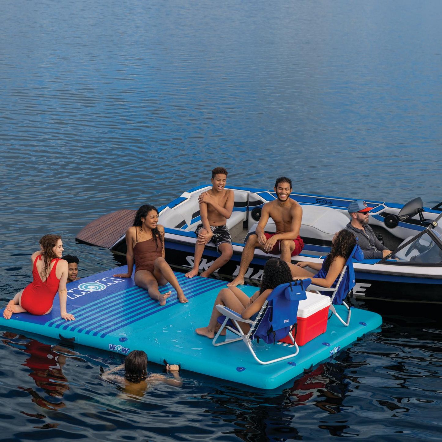 WOW Watersports 10'x8'x6" Estación de Vacaciones Inflable