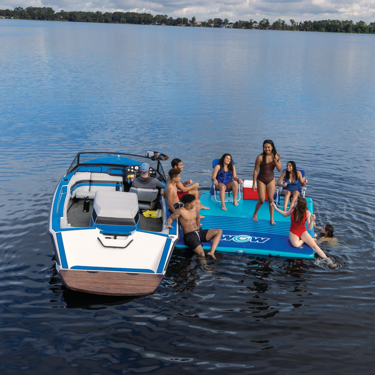 WOW Watersports 10'x8'x6" Estación de Vacaciones Inflable