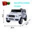 Mercedes Benz G63 Children's Electric Vehicle with Remote Control 12V Music, Horn, Spring Suspension, Safety Lock and License - Korvel