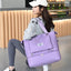Foldable Travel Duffle Bag with Rhombus Design