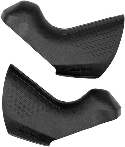microSHIFT SB06 Drop Bar Lever Hoods - Black Pair