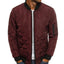 Men's Solid Color Stand Collar Puffer Jacket